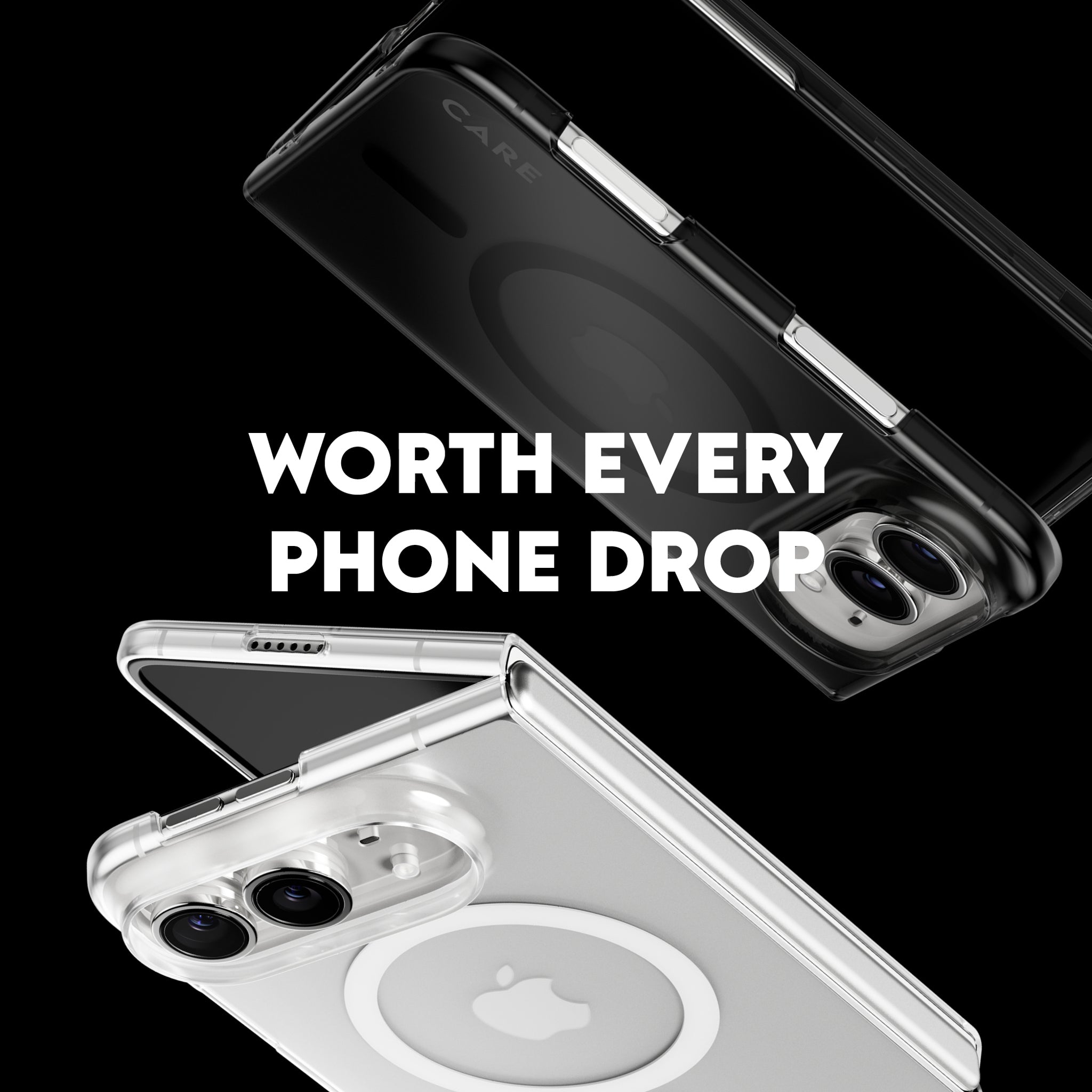CARE™ by PanzerGlass® SL1M Case Smokey w. Black MagSafe iPhone Duo